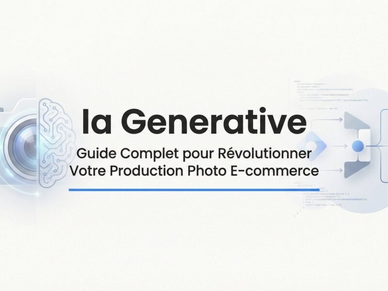 IA Générative : Guide Complet pour Révolutionner Votre Production Photo E-commerce IA Générative : Guide Complet pour Révolutionner Votre Production Photo E-commerce
